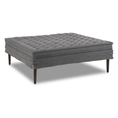 Four Hands Cole Large Ottoman - Color: Grey - 243686-002