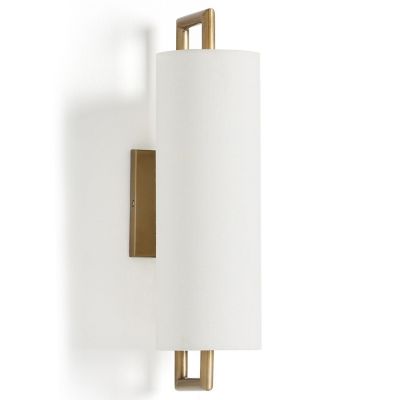 Four Hands Gordon Wall Sconce - Color: White - Size: 1 light - 243108-001