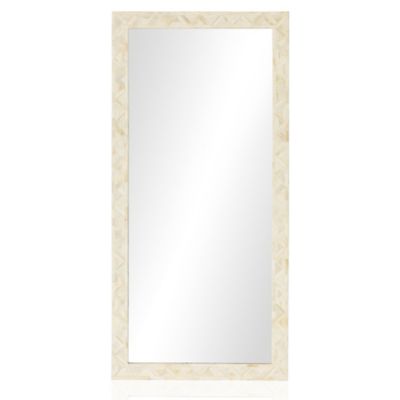 Four Hands Loredo Floor Mirror - Color: White - 234205-001