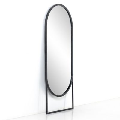 4HA2543517 Four Hands Dawson Floor Mirror - Color: Black - 10 sku 4HA2543517