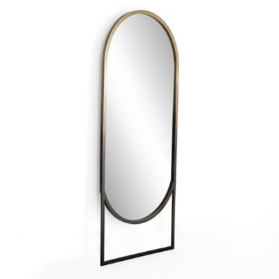 Four Hands Dawson Floor Mirror - Color: Brass - IASR-142A