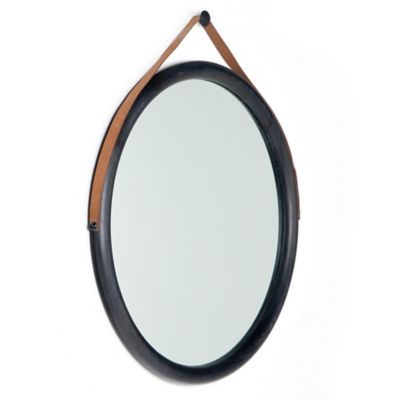 4HA2545093 Four Hands Des Round Wall Mirror - Color: Black -  sku 4HA2545093