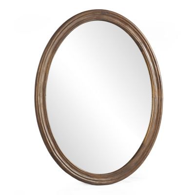 4HA2545102 Four Hands Gaston Wall Mirror - Color: Brown - 230 sku 4HA2545102