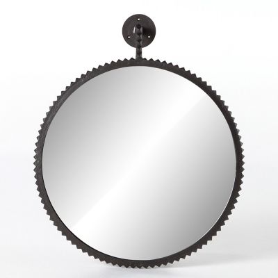 Four Hands Cru Round Wall Mirror - Color: Bronze - ICAM-16A