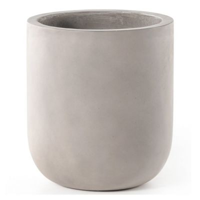 Four Hands Ivan Outdoor Round Planter - Color: Grey - VTHY-046