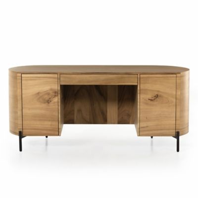 Four Hands Lunas Executive Desk - Color: Wood tones - 224198-001