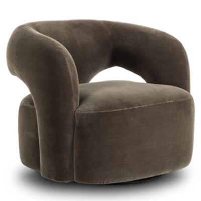 Four Hands Mazie Swivel Chair - Color: Green - 241852-001