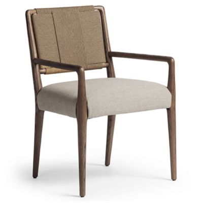 Four Hands Rothler Dining Armchair - Color: Brown - 243480-001