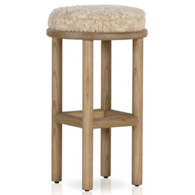 4HA2577414 Four Hands Saldino Bar/Counter Stool - Color: Beig sku 4HA2577414