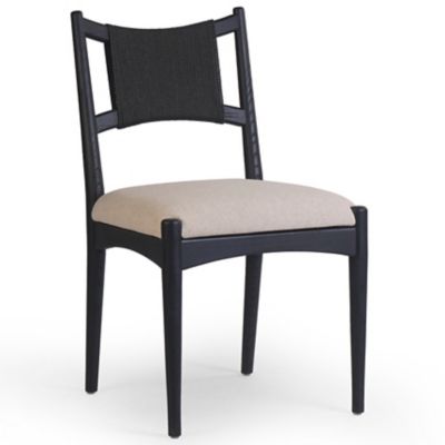 4HA2573141 Four Hands Haddon Dining Chair - Color: Black - 23 sku 4HA2573141