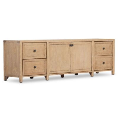 4HA2577283 Four Hands Gaines Media Console - Color: Brown - 2 sku 4HA2577283