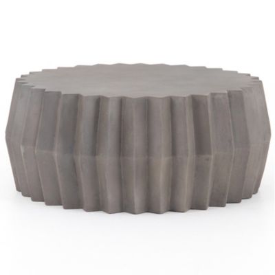 Four Hands Gem Outdoor Coffee Table - Color: Grey - VEVR-062