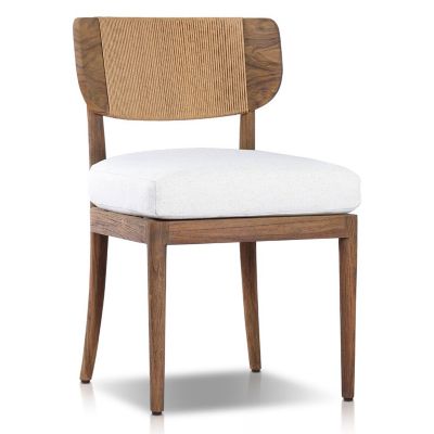 Amber Lewis x Four Hands Sarma Outdoor Dining Side Chair in White