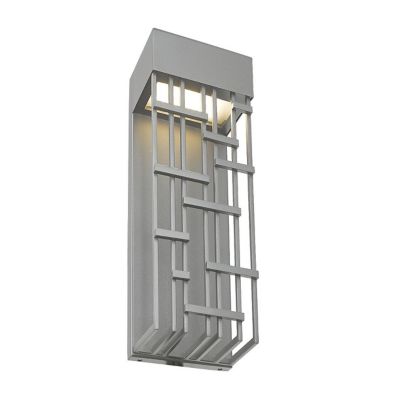 Abra Aspen LED Outdoor Wall Sconce - Color: White - Size: Medium - 50061ODW