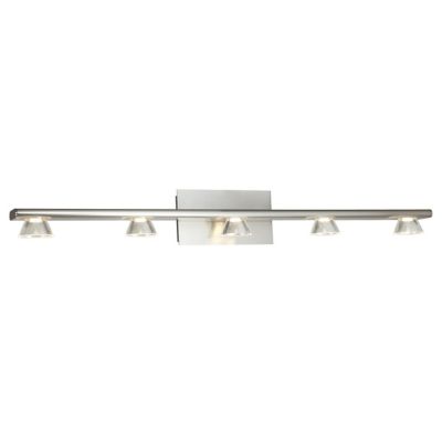 Abra Jet LED Vanity Light - Color: Silver - Size: 5 light - 20066WV-BN-Jet