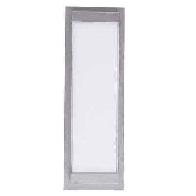 Abra Atom LED Outdoor Wall Sconce - Color: White - Size: Large - 50015ODW-3