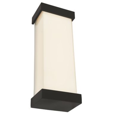 Abra Loki LED Outdoor Wall Sconce - Color: White - Size: Large - 50013ODW-M