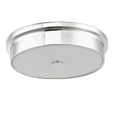 Abra Spark LED Flushmount Light - Color: White - Size: Small - 30097FM-CH-S