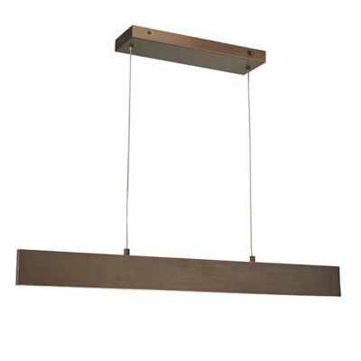 Abra Slim LED Linear Chandelier Light - Color: Bronze - Size: 47 - 10096PN-