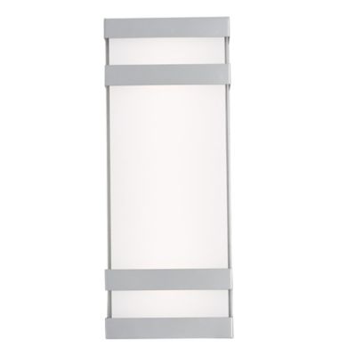 Abra Proton LED Outdoor Wall Sconce - Color: White - Size: Medium - 50018OD