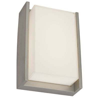 Abra Titon LED Outdoor Wall Sconce - Color: White - Size: Medium - 50010ODW