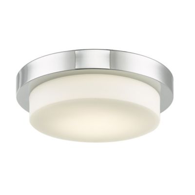 Abra Step LED Flushmount Light - Color: White - Size: 11 - 30014FM-CH-St