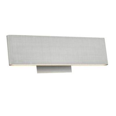 Abra Slim LED Vanity Light in White, Size: 12