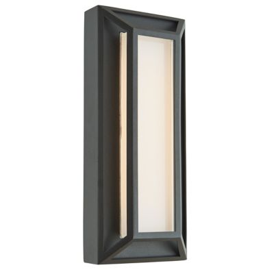 ABA2248467 Abra Cell LED Outdoor Wall Sconce - Color: Black - sku ABA2248467