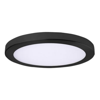 Abra Trix LED Flushmount Light - Color: White - Size: Medium - 30021FM-WH-T