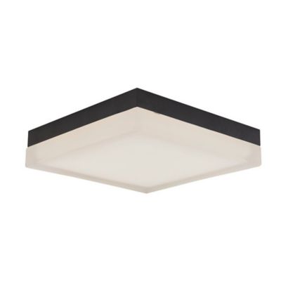 Abra IceCube LED Flushmount Light - Color: Black - Size: Small - 30080FM-BL