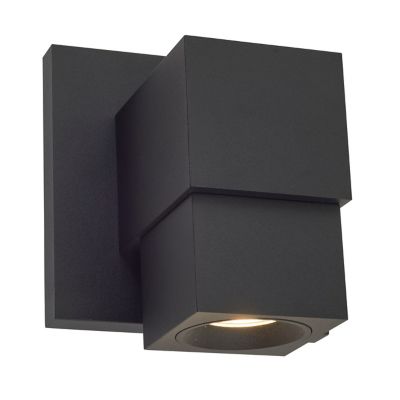 Abra Optics Outdoor Downlight LED Wall Sconce - Color: Black - 50066ODW-MB-