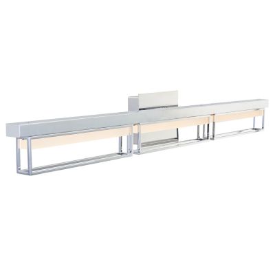 Abra Pane LED Vanity Light - Color: Silver - Size: Large - 20131WV-CH-Pane