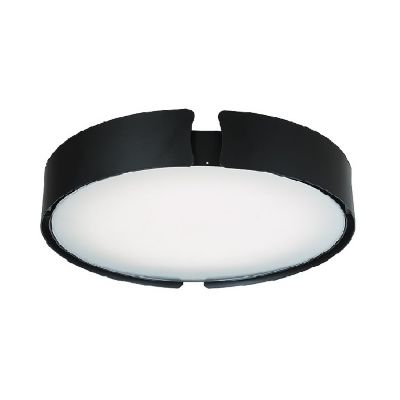Huxe Valentino LED Flush Mount Ceiling Light - Color: White - Size: Small