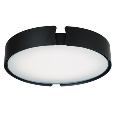 Huxe Valentino LED Flush Mount Ceiling Light - Color: White - Size: Medium