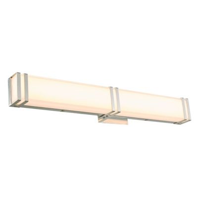 Huxe Gino LED Vanity Light - Color: Chrome - Size: Medium