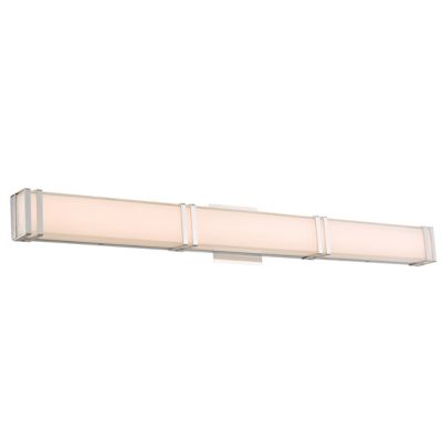 Huxe Gino LED Vanity Light - Color: Chrome - Size: Large