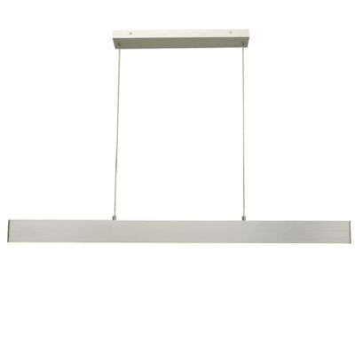 Huxe Mario LED Linear Chandelier Light - Color: White - Size: 47