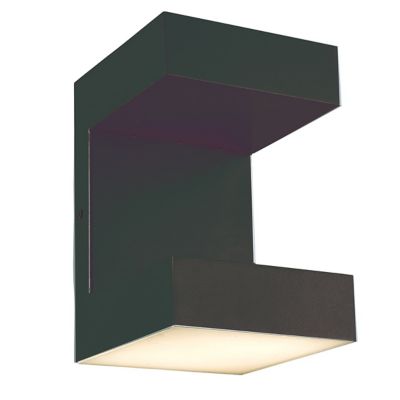 Huxe Claud LED Outdoor Up and Down Wall Light - Color: White - Size: 2 ligh