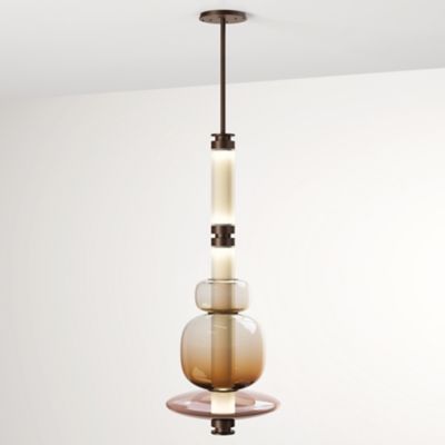 Gabriel Scott Luna LED Pendant Light - Color: Bronze - LNA-PND-BRZ