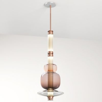 Gabriel Scott Luna LED Pendant Light - Color: Copper - LNA-PND-CPR-WHT