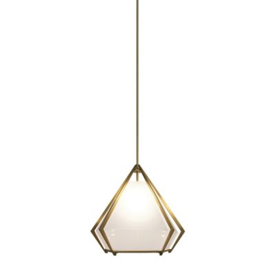 Gabriel Scott Harlow LED Pendant Light - Color: White - Size: Small - HRW-P