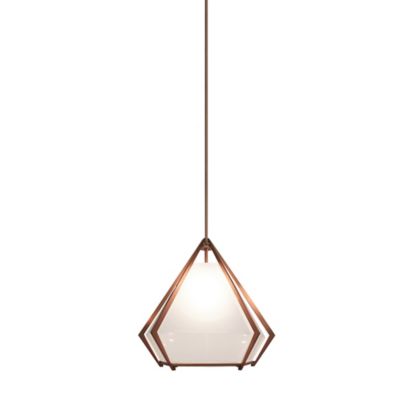 Gabriel Scott Harlow LED Pendant Light - Color: White - Size: Small - HRW-P