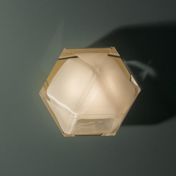 Gabriel Scott Welles Double-Blown Glass LED Wall / Flushmount Light