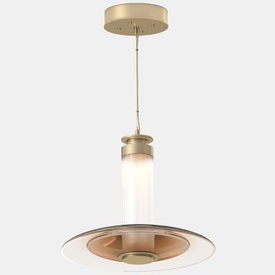 Gabriel Scott Luna A Series LED Disc Pendant Light - Color: Brass - Size: S