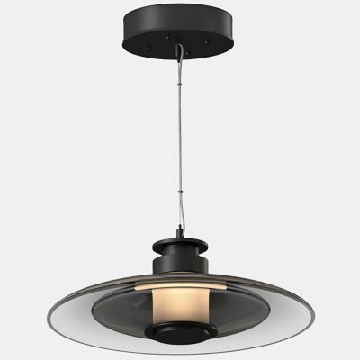 Gabriel Scott Luna A Series LED Disc Pendant Light - Color: Black - Size: E