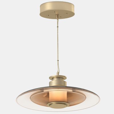 Gabriel Scott Luna A Series LED Disc Pendant Light - Color: Brass - Size: E