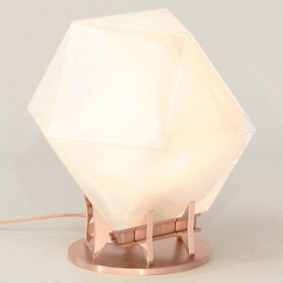 Gabriel Scott Welles Double-Blown Glass Desk Lamp - Color: White - Size: 1 