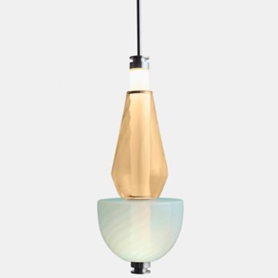 Gabriel Scott Luna Kaleido Large Pendant Light - Color: Black - Size: 1 lig