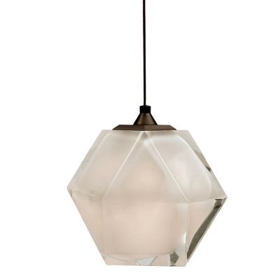 Gabriel Scott Welles Double-Blown Glass Mini Pendant Light - Color: White -