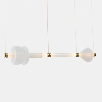 Gabriel Scott Luna Kaleido Chandelier - Color: Brass - Size: 6  - LNA-K-